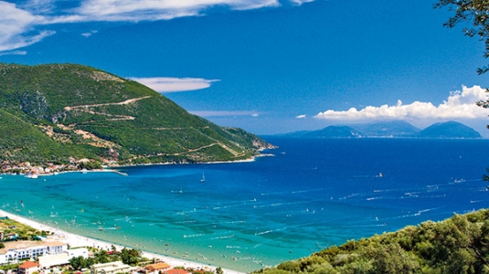 The Ionian islands and mainland