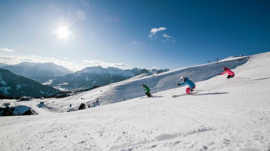 Most snow sure resort in Italy