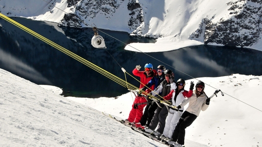 Roca Jack drag in Portillo, Chile