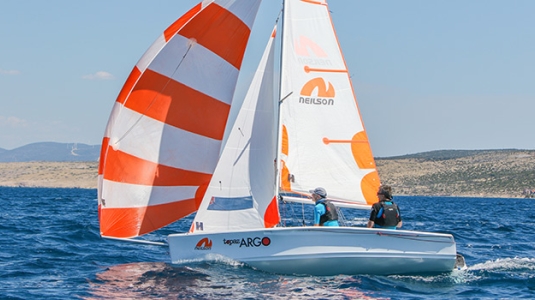 Dropping the spinnaker