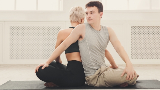 Seated partner twist