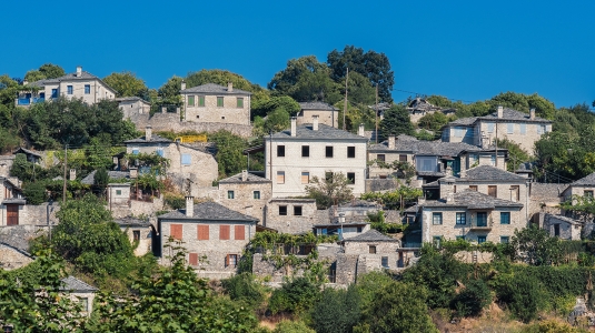 village in Gorge of Vikos