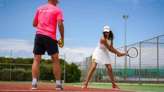 Tennis coaching