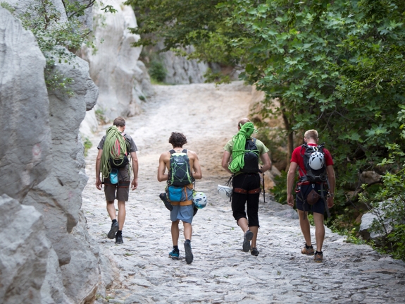 rock climbing in Croatia