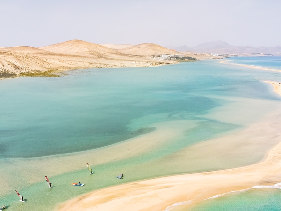 beach and sea in Fuerteventura