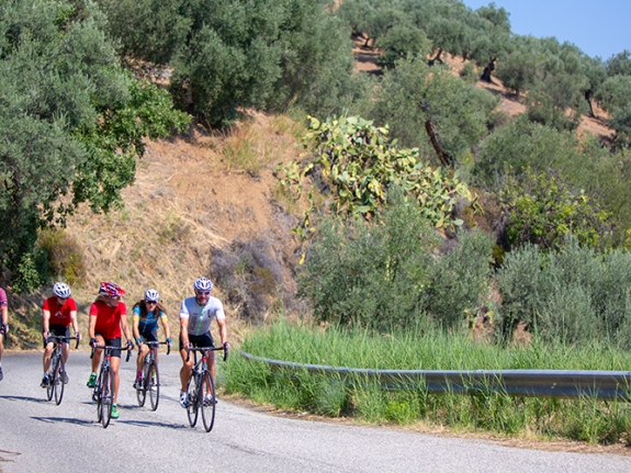 road biking in Greece
