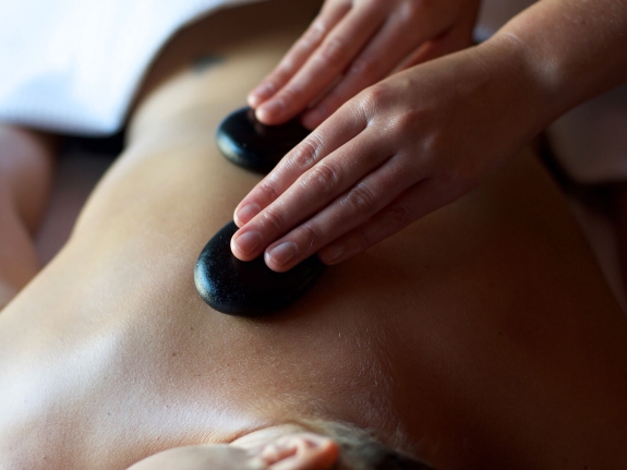 Hot stone massage