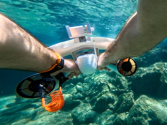 Sea scooter in Turkey