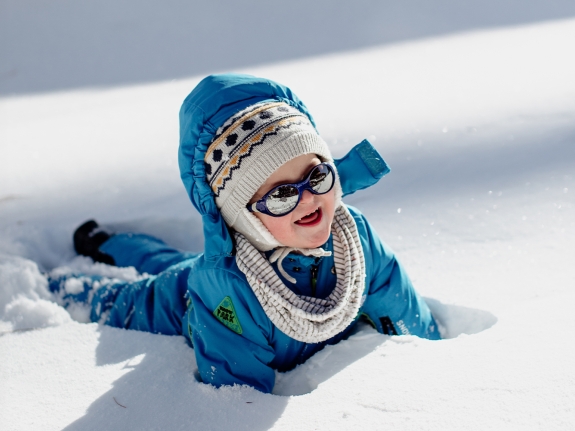 Snowangel in the snow