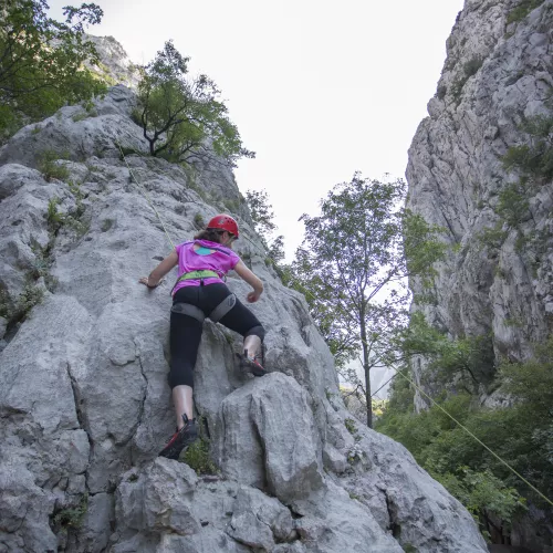 Climbing in Croatia at Alana Beach Club