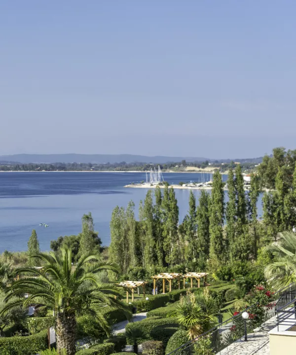 Sea views from Vounaki beach club