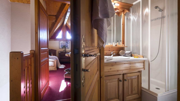 Typical shower facilities