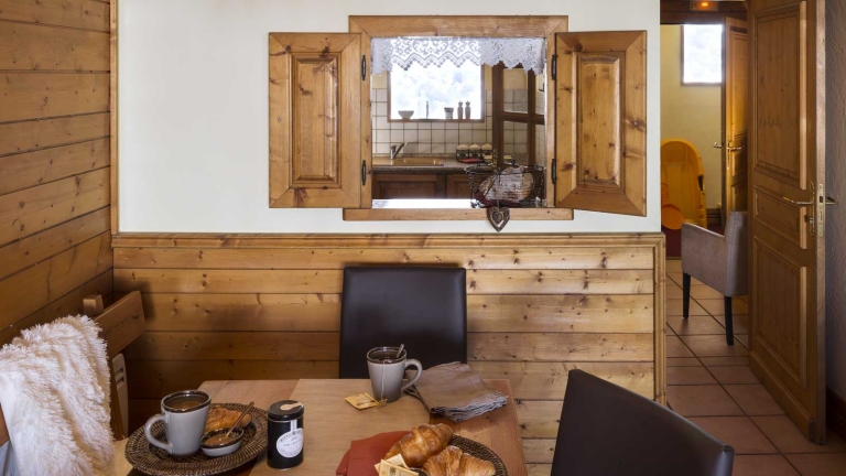 Typical breakfast area