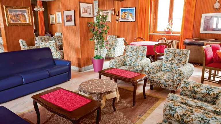 The lounge area in the bar