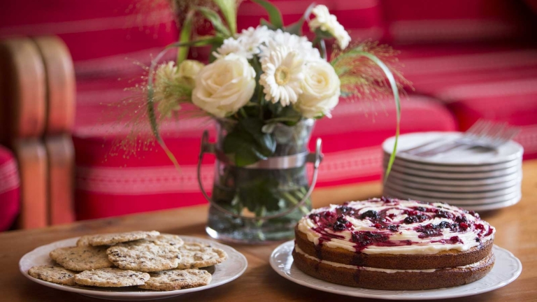 Freshly made afternoon tea