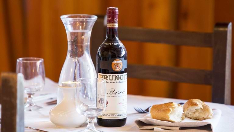 Wine is available to purchase from the bar