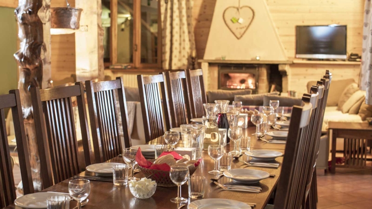 Lounge and dining area