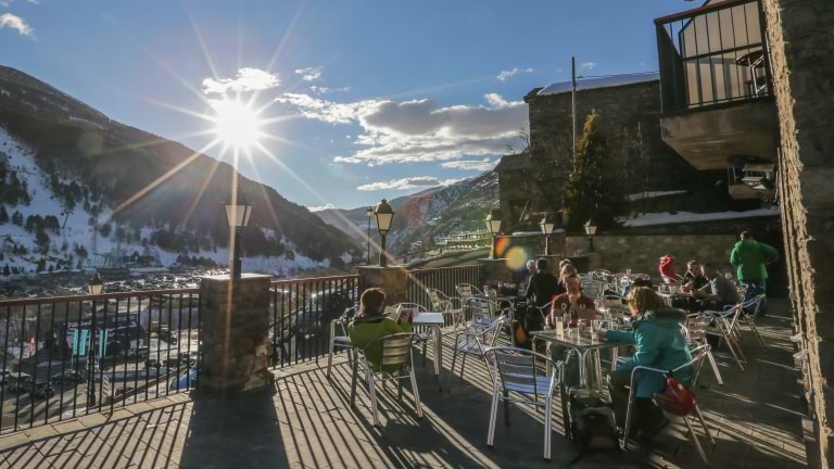Sun terrace with great views