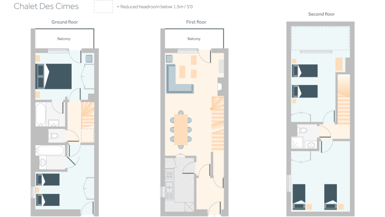 Chalet Des Cimes floorplan