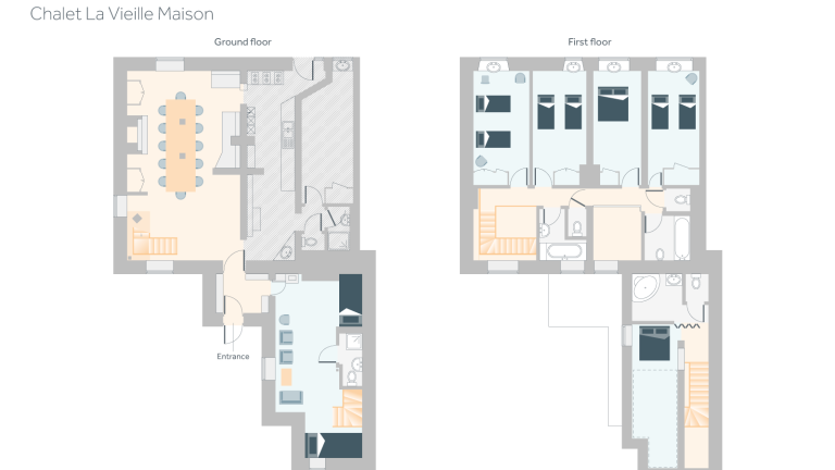 Chalet La Vieille Maison floorplan