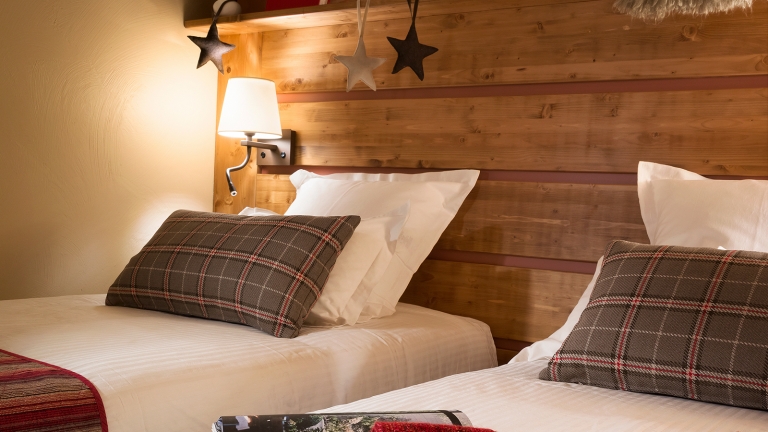 Mountain charm in the club twin room