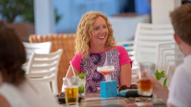 cocktails at the Piazza bar