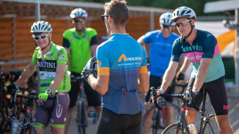 getting ready for a guided ride