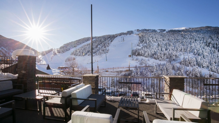 Wonderful views from the hotel terrace