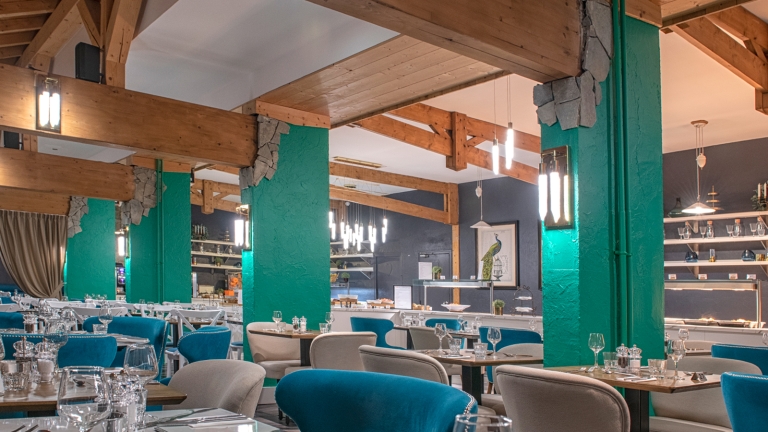 A light and airy place to dine