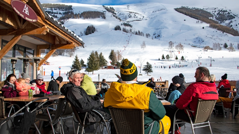 The large sun terrace