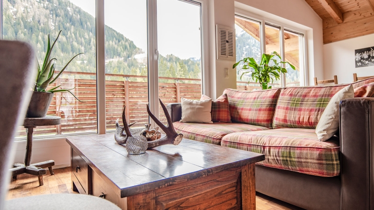 Comfy seating with a view