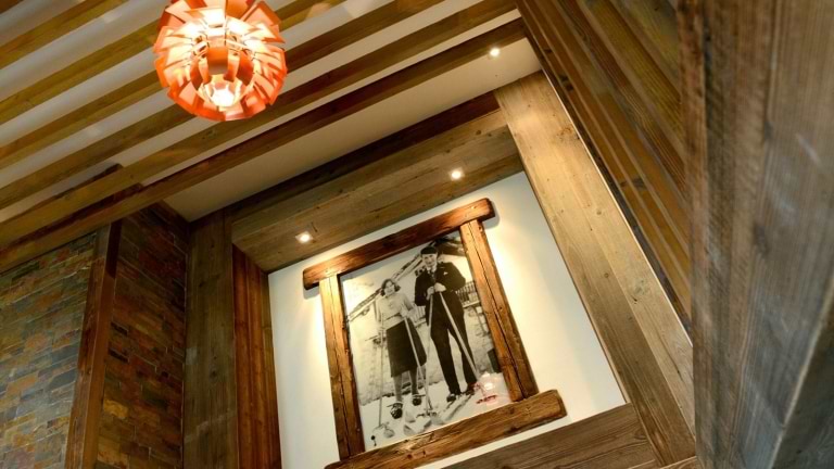 Traditional wooden ceilings