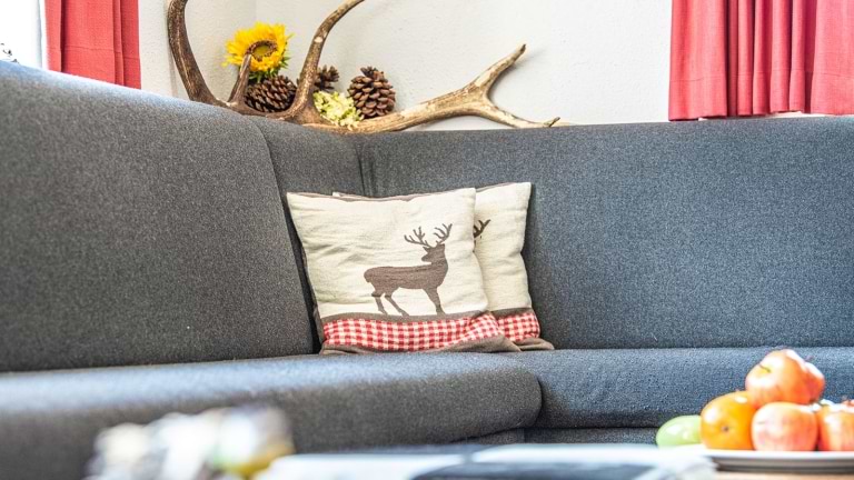 The cosy lounge area