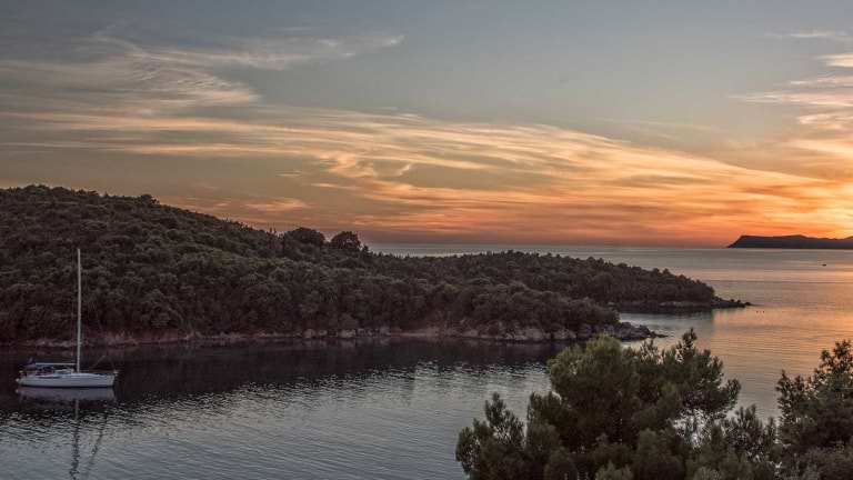 Sunset in the North Ionian