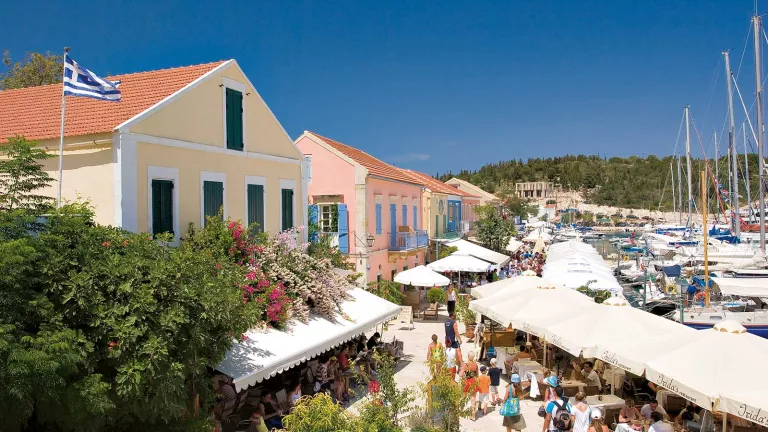 Fiscardo in the south Ionian