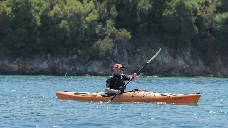sea kayaking