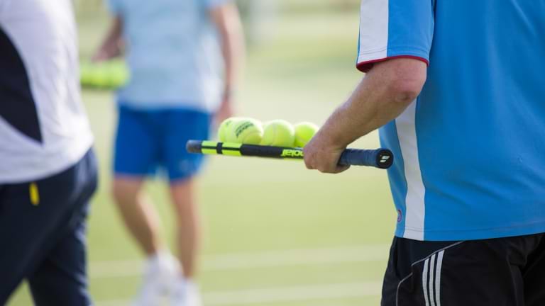 two tennis courts with inclusive coaching from the Neilson team