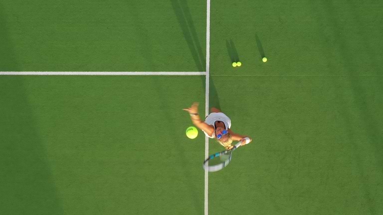 two AstroTurf courts