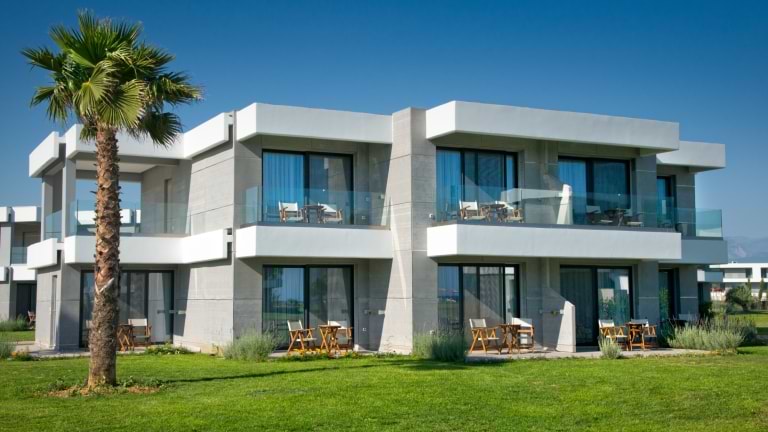 Garden rooms at Messini Beach Club