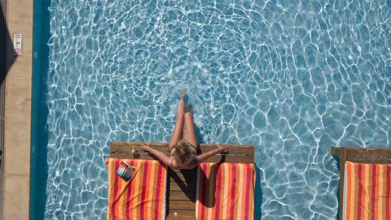 Swimming pool at Buca Beach Club