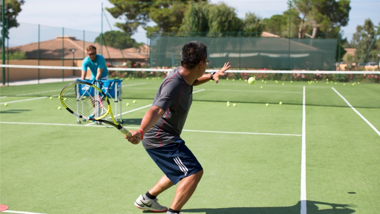 Tennis with inclusive coaching at Baia dei Mori Beach Club