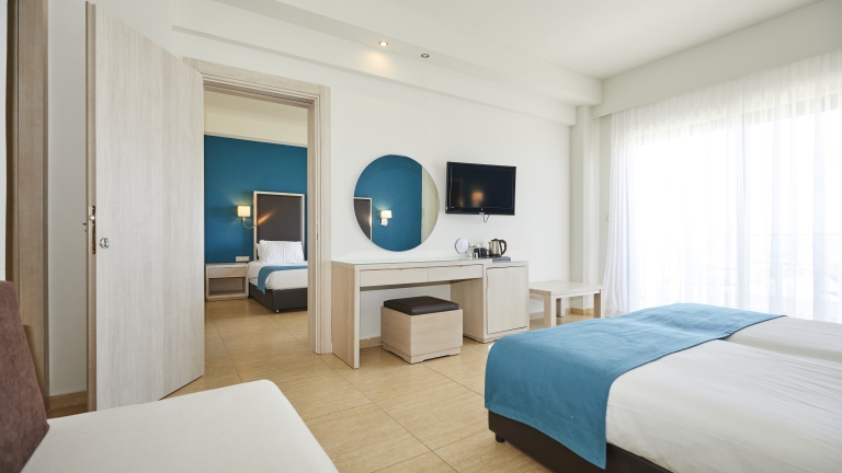 Hotel interconnecting room at Levante Beach Club