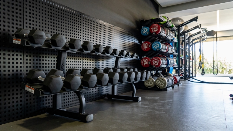 Gym at Buca Beach Club