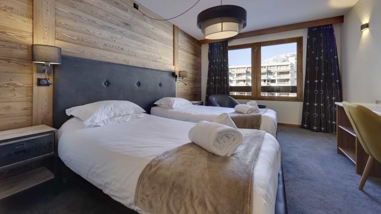 Twin room at Hotel Ducs de Savoie