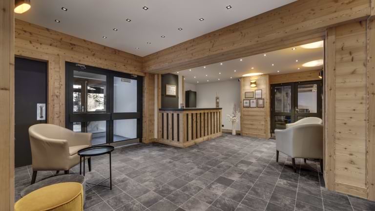 Reception area at Hotel Ducs de Savoie