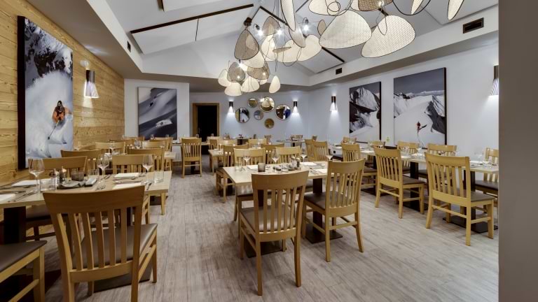 Restaurant at Hotel Ducs de Savoie