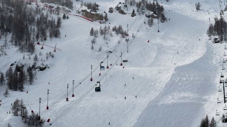La Face de Bellevarde - World Cup ski area