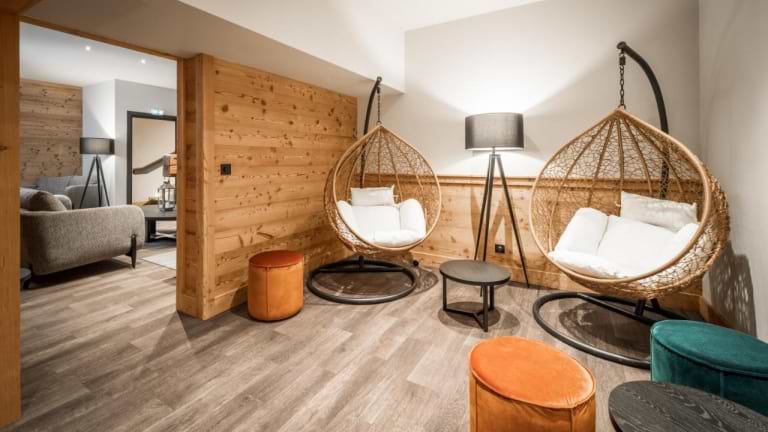 Lounge area at Hotel Ducs de Savoie