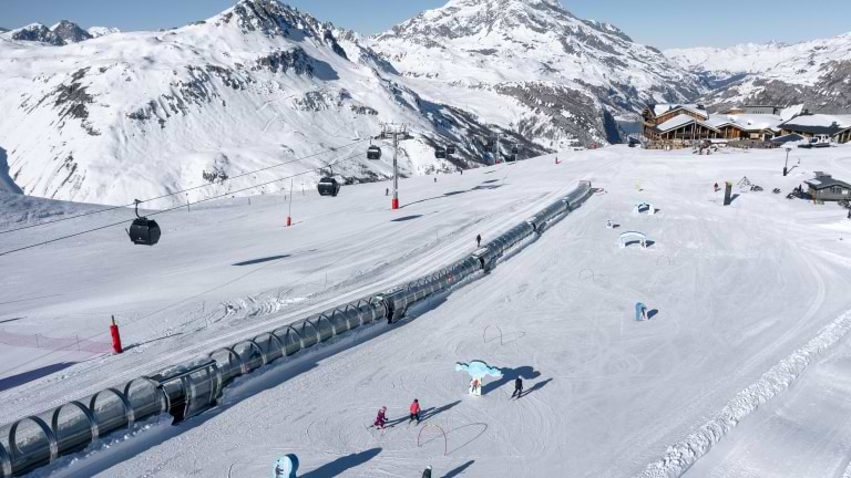 Great beginner areas in Val d'Isere