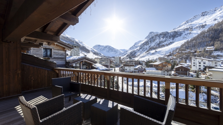 View from a suite balcony at Hotel & Spa Le Savoie